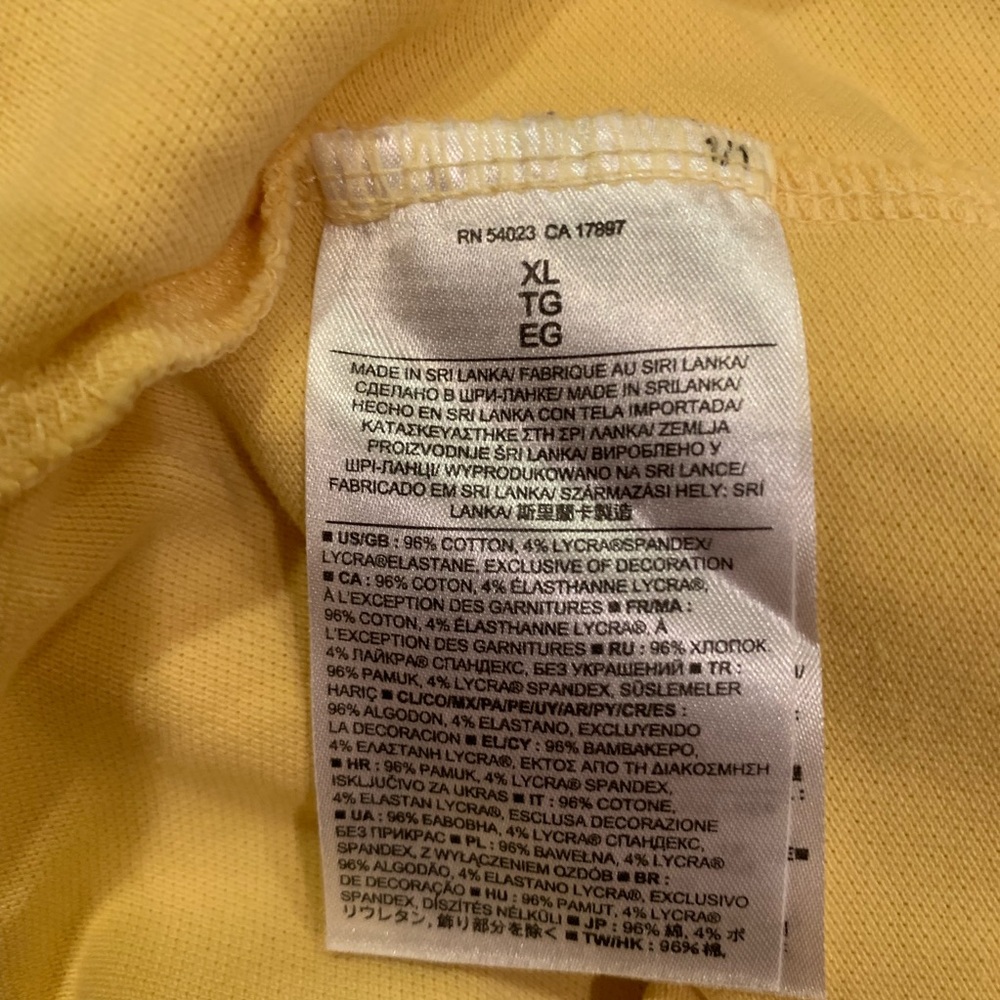 Banana Republic - Bright Yellow Polo - Picture 6 of 7